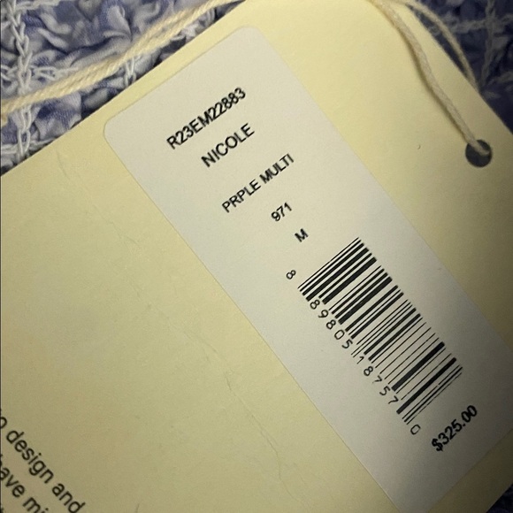 NWT MARA HOFFMAN NICOLE SKIRT - PURPLE MULTI - Picture 7 of 12